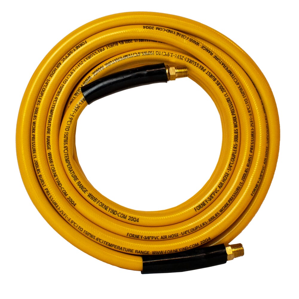 75410 PVC Air Hose, Yellow, 3/8 in